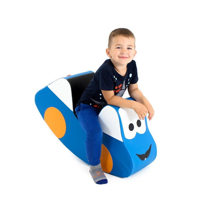 Soft Play Ride On Toy - Modré Autíčko