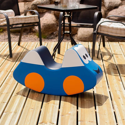 Soft Play Ride On Toy - Modré Autíčko