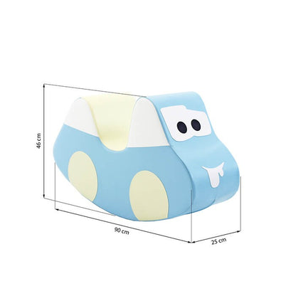 Soft Play Ride On Toy - Světle Modré Autíčko