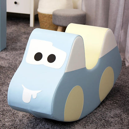Soft Play Ride On Toy - Světle Modré Autíčko