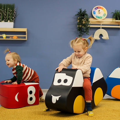 Soft Play Ride On Toy - Červené Autíčko