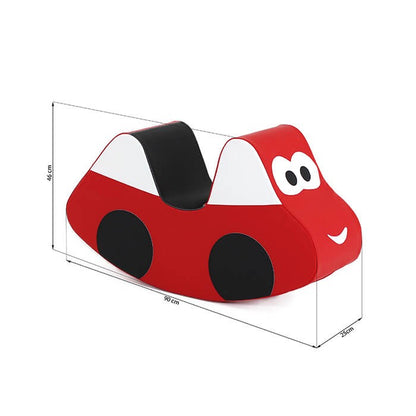 Soft Play Ride On Toy - Červené Autíčko