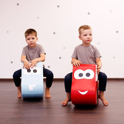 Soft Play Ride On Toy - Červené Autíčko