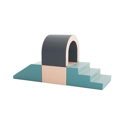 Soft Play Set Tunnel – Pastelový