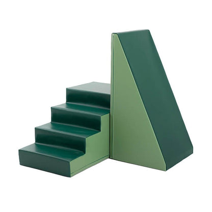 Soft Play Step and Slide Set – Sada schůdků a skluzavky – Zelená