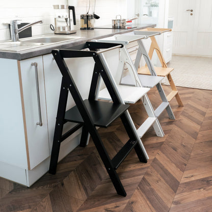 Skládací učicí věž STEP’n’FOLD – Černá