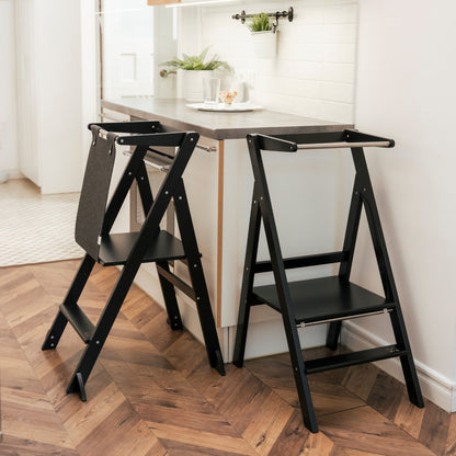 Skládací učicí věž STEP’n’FOLD – Černá