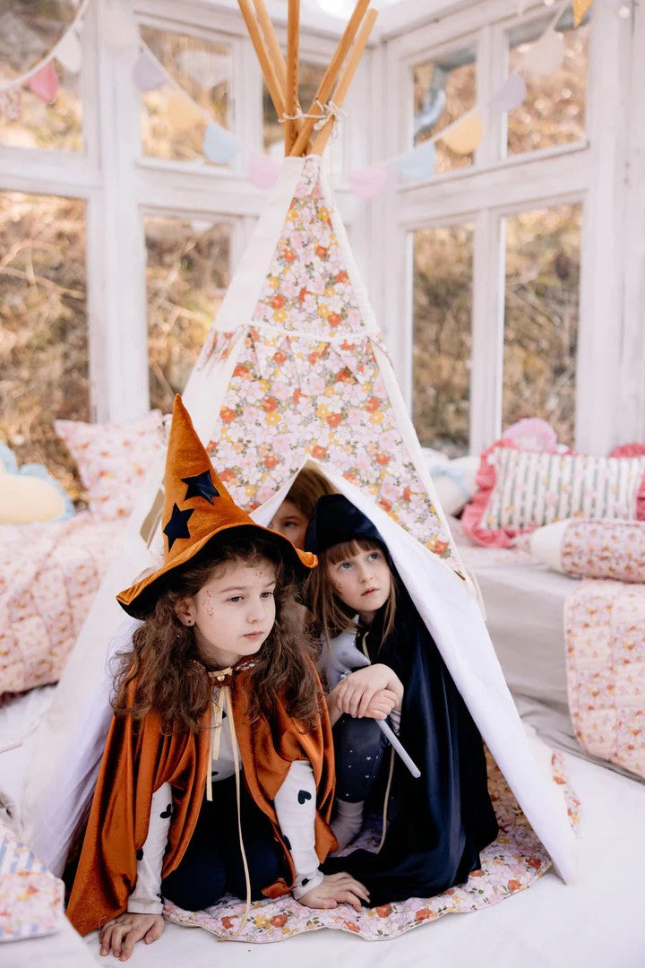 Teepee stan Green Garden moi mili se zahradním potiskem v zelených tónech, bavlna – fotografie 6