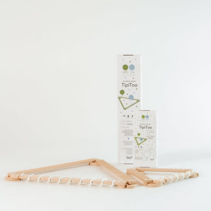 TipiToo® malý balanční kladinový set - 3 kusy - Bílé Lano