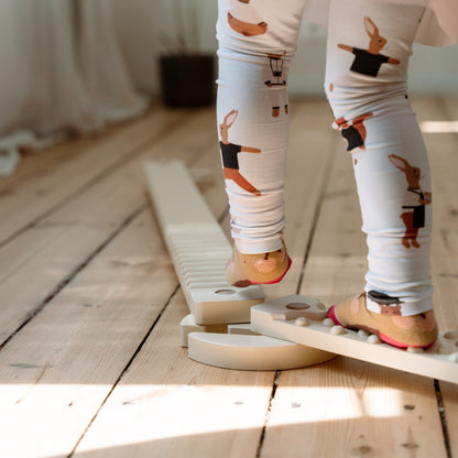TipiToo® Small Balance Beam 3 Piece Set - White Rope