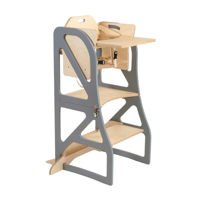 Učící věž leg&go Securestep s jídelní židličkou – set