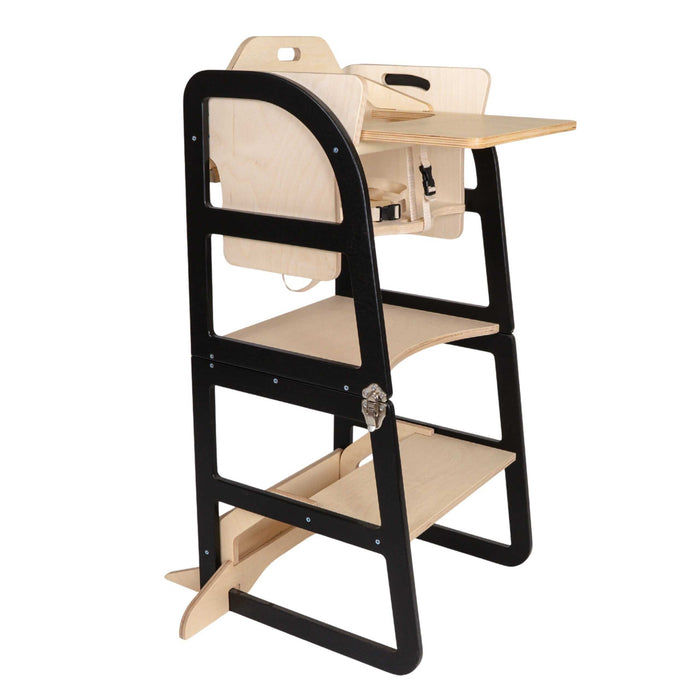 Učící věž leg&go Sleekstep s jídelní židličkou – set