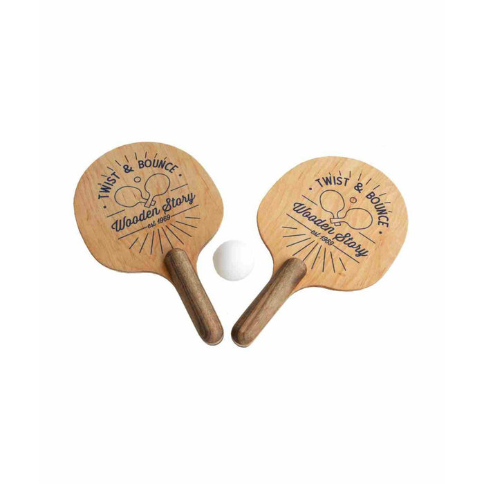 Dřevěné pálky Twist & Bounce Wooden Story – 2 ks