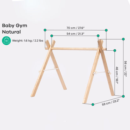 Dřevěná hrazdička Baby Gym