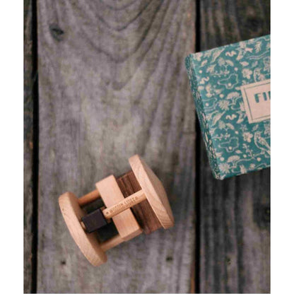 Dřevěné chrastítko ptáček Wooden Story Drozd kvíčala – pohled 4