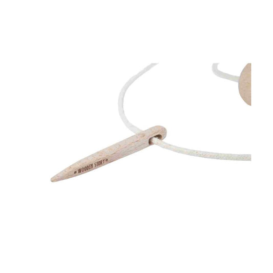 Dřevěná jehla na navlékání Wooden Story XL, délka 9 cm – pohled 2