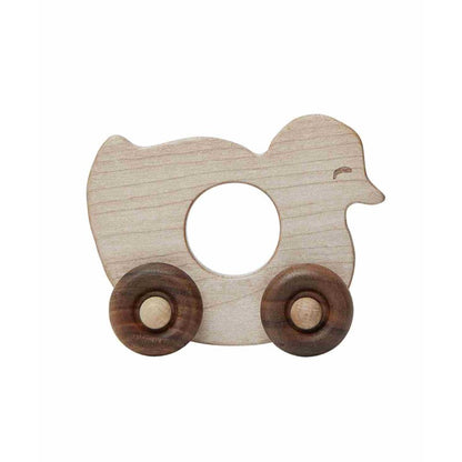 Dřevěná kachnička na kolečkách Wooden Story
