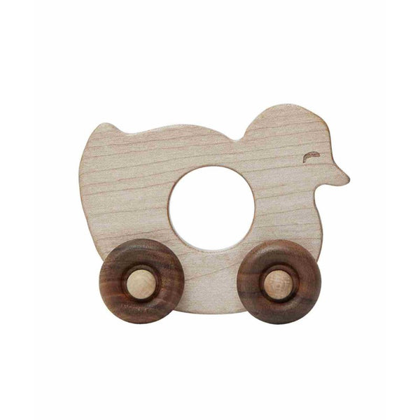 Dřevěná kachnička na kolečkách Wooden Story